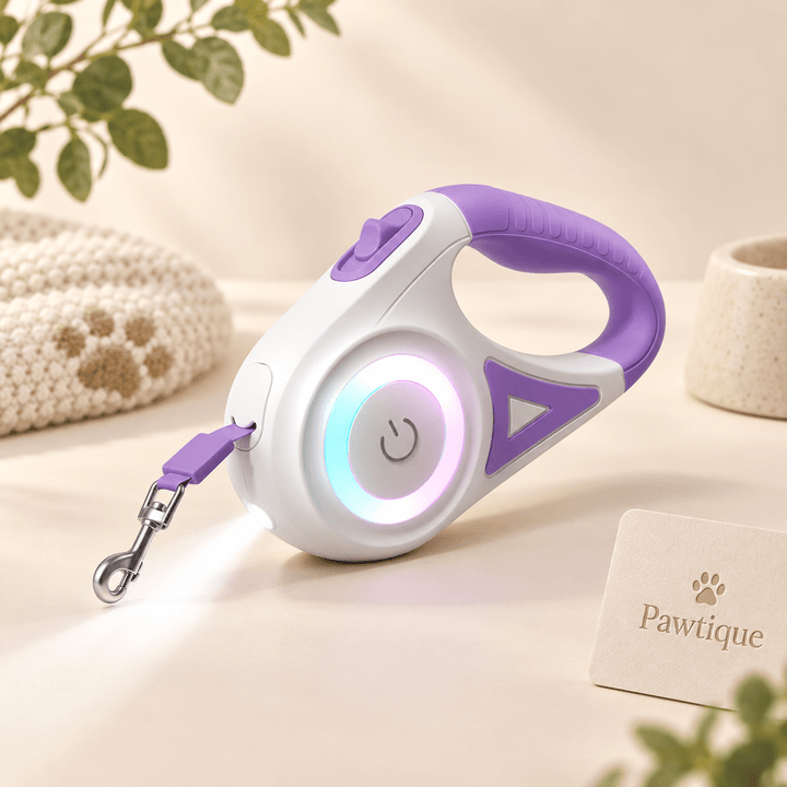 Pawtique NightBeam™ 5m LED Retractable Dog Leash - Pawtique