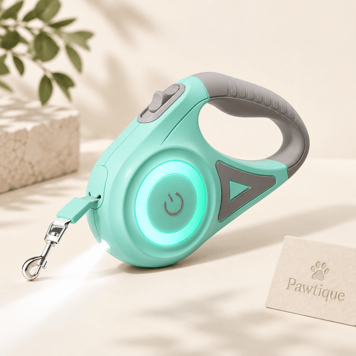 Pawtique NightBeam™ 5m LED Retractable Dog Leash - Pawtique