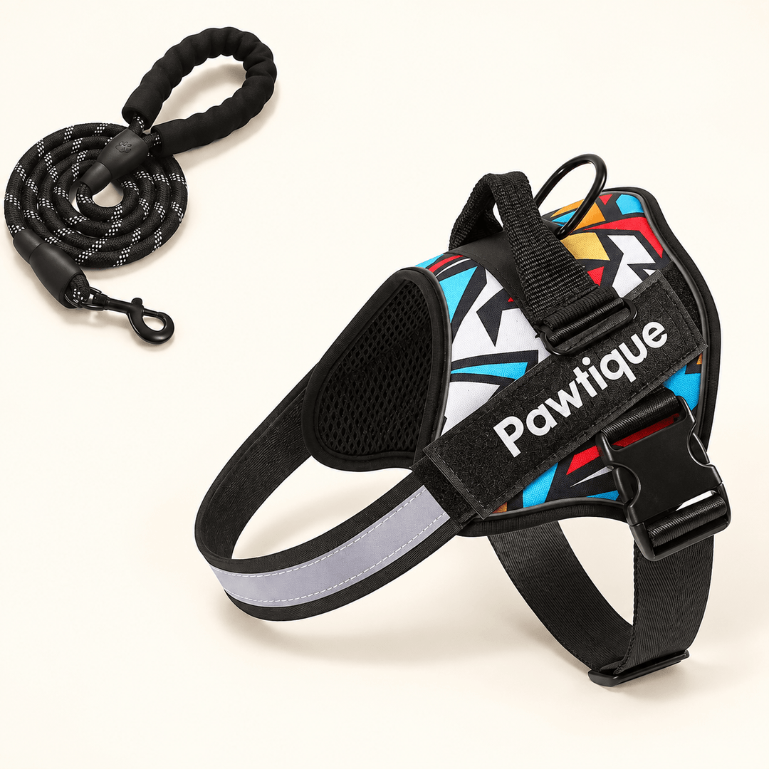 Pawtique NightStride™ Reflective Adjustable Dog Harness - Pawtique