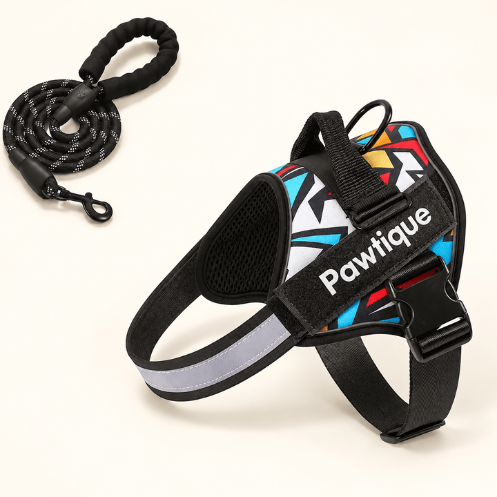 Pawtique NightStride™ Reflective Adjustable Dog Harness - Pawtique