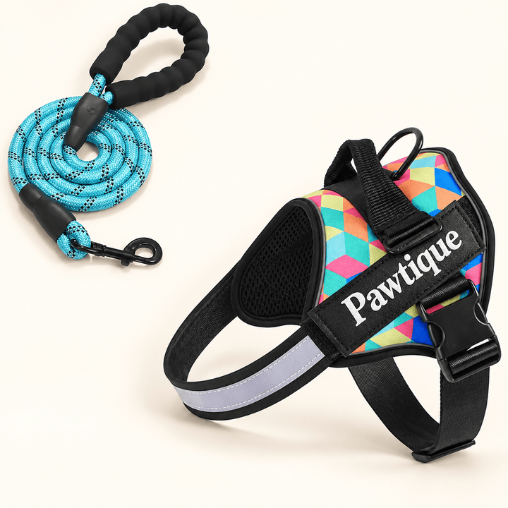 Pawtique NightStride™ Reflective Adjustable Dog Harness - Pawtique