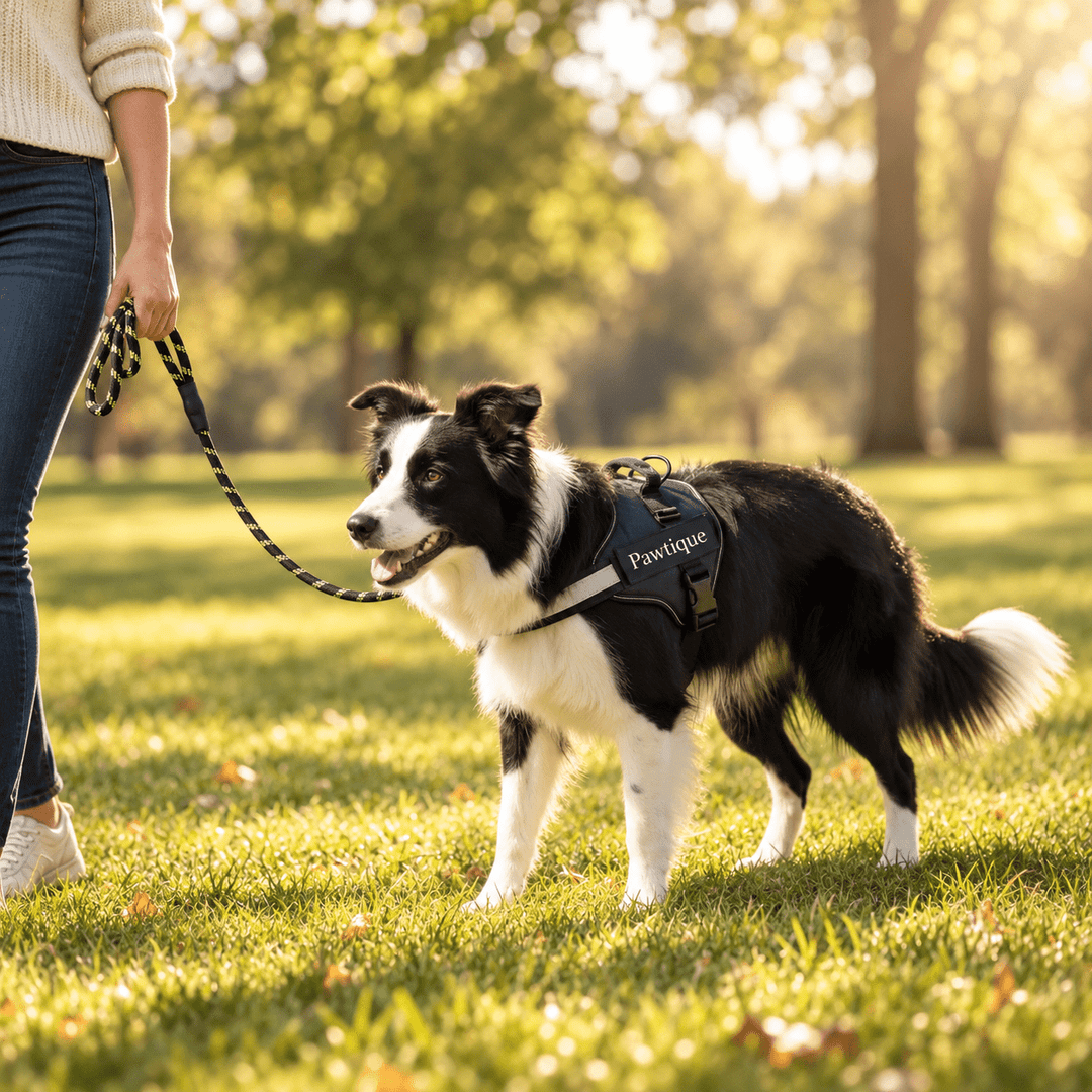 Pawtique NightStride™ Reflective Adjustable Dog Harness - Pawtique