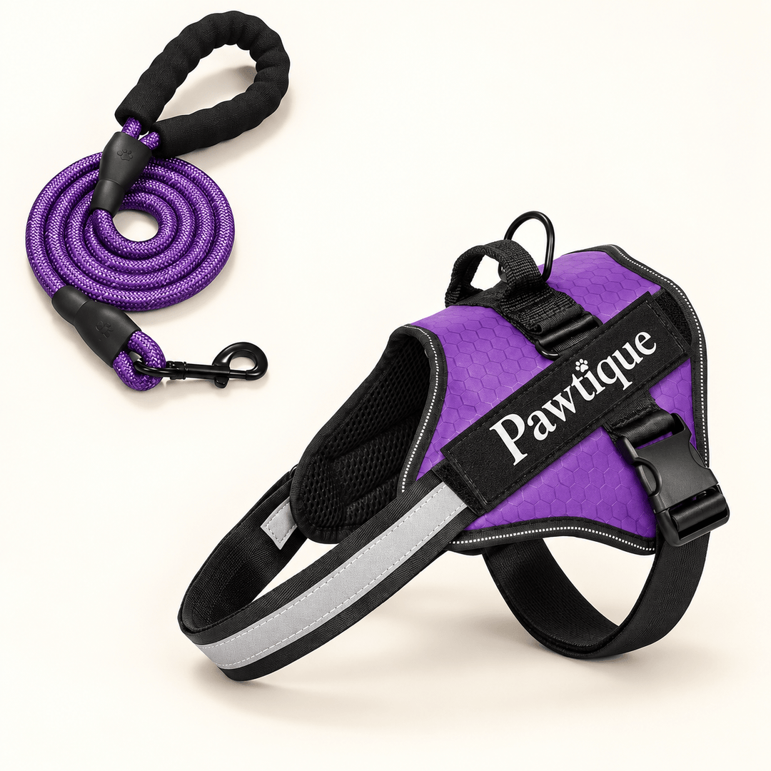 Pawtique NightStride™ Reflective Adjustable Dog Harness - Pawtique