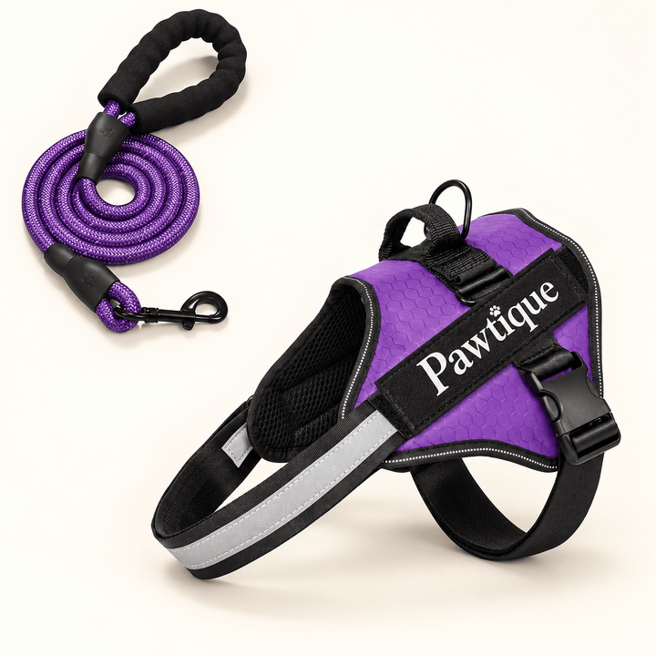 Pawtique NightStride™ Reflective Adjustable Dog Harness - Pawtique