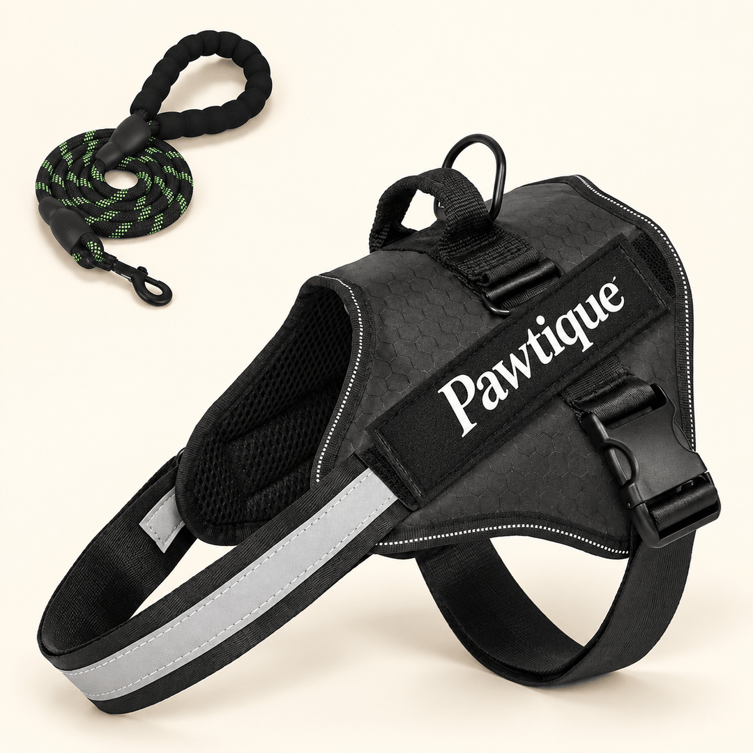 Pawtique NightStride™ Reflective Adjustable Dog Harness - Pawtique