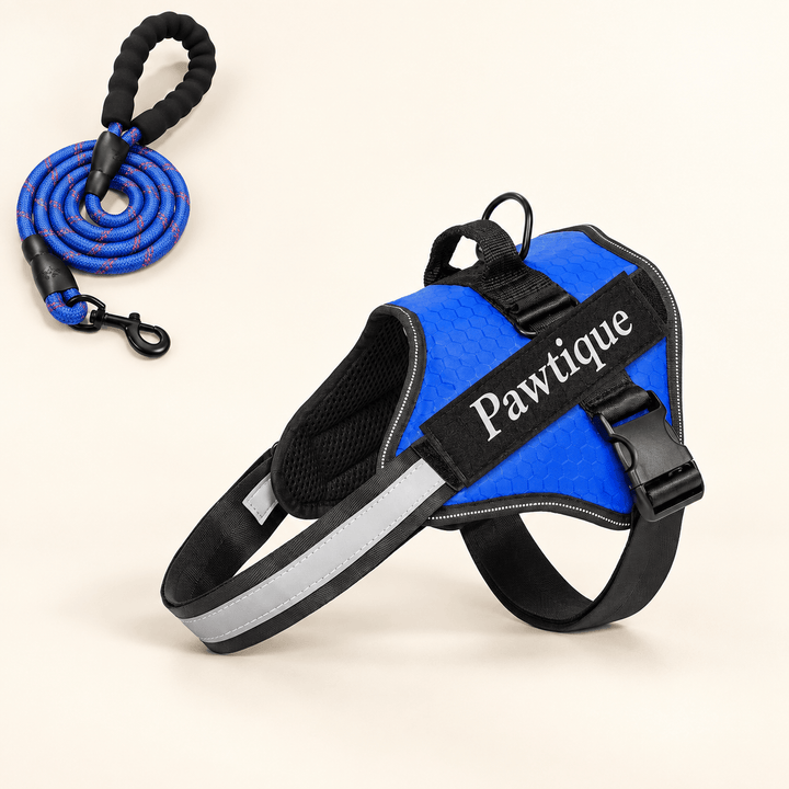 Pawtique NightStride™ Reflective Adjustable Dog Harness - Pawtique