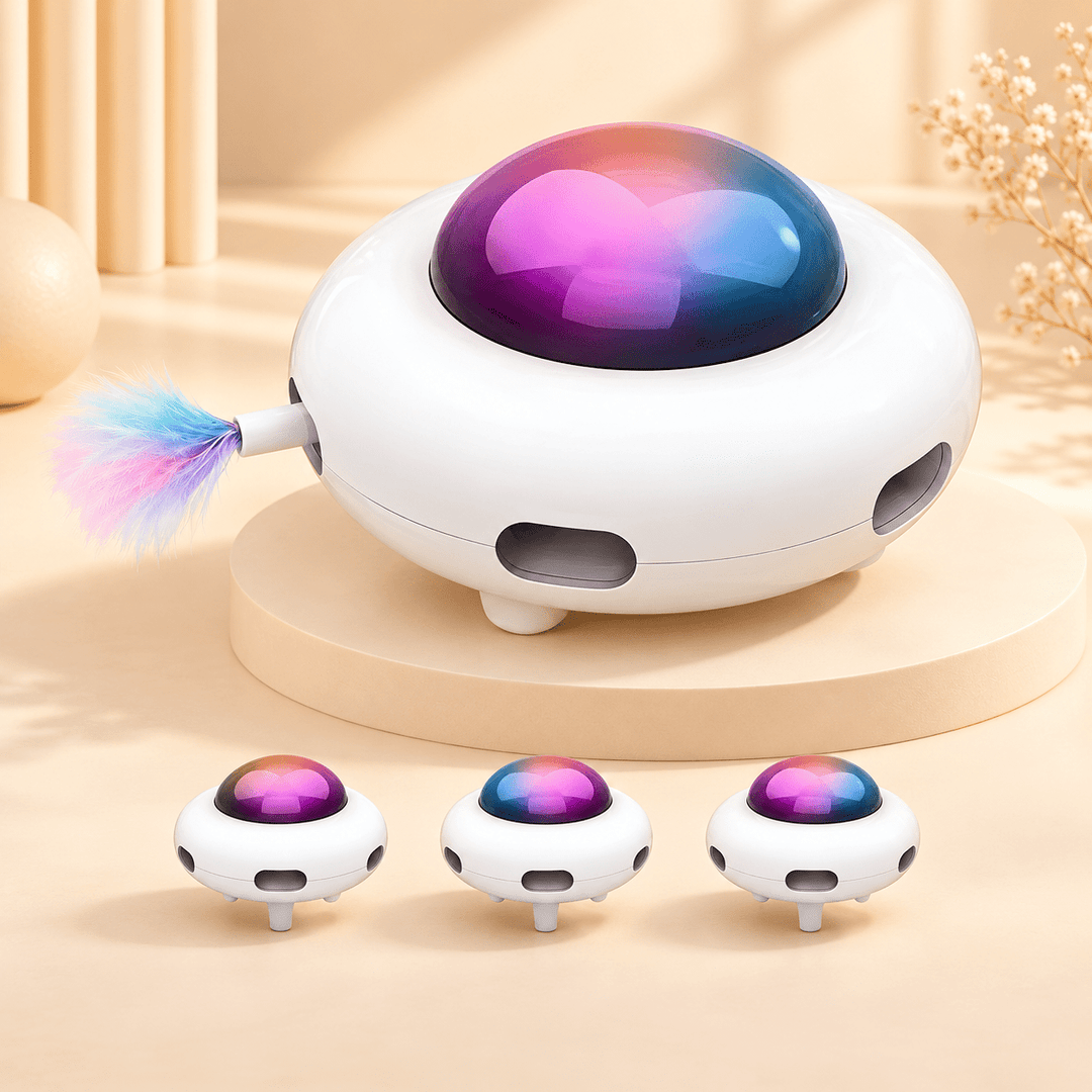 Pawtique OrbitPounce™ Rechargeable Cat Toy - Pawtique