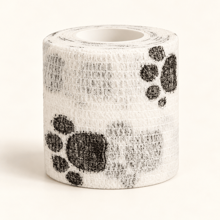 Pawtique Paw-Print Elastic Wrap Rolls (2-Pack) - Pawtique