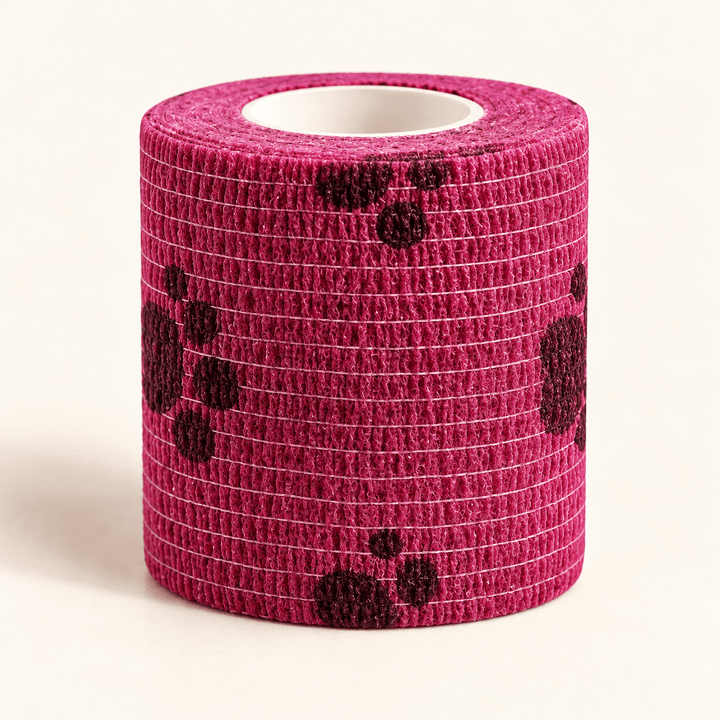 Pawtique Paw-Print Elastic Wrap Rolls (2-Pack) - Pawtique