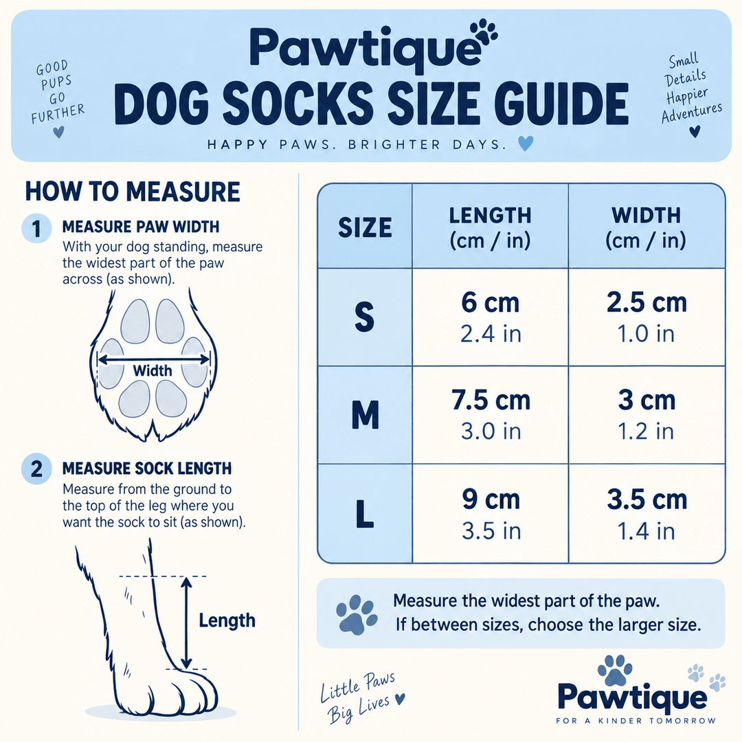 Pawtique PawStep™ Non-Slip Knitted Dog Socks · 4-Piece Set - Pawtique