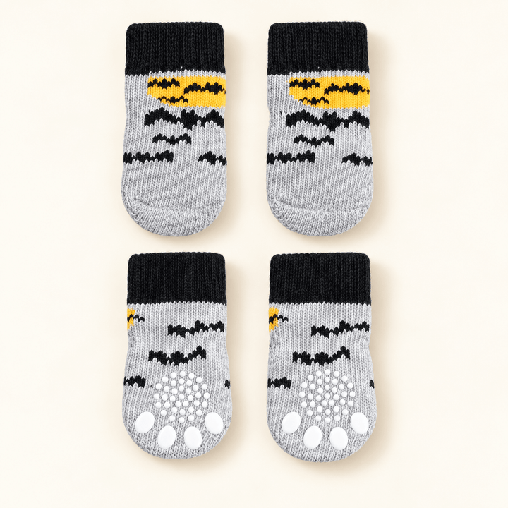 Pawtique PawStep™ Non-Slip Knitted Dog Socks · 4-Piece Set - Pawtique