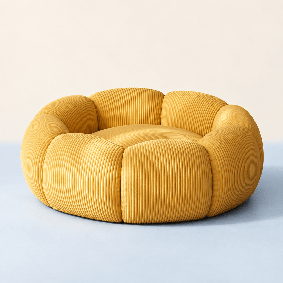 Pawtique PetalNest™ Round Corduroy Pet Bed - Pawtique