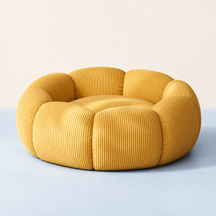 Pawtique PetalNest™ Round Corduroy Pet Bed - Pawtique