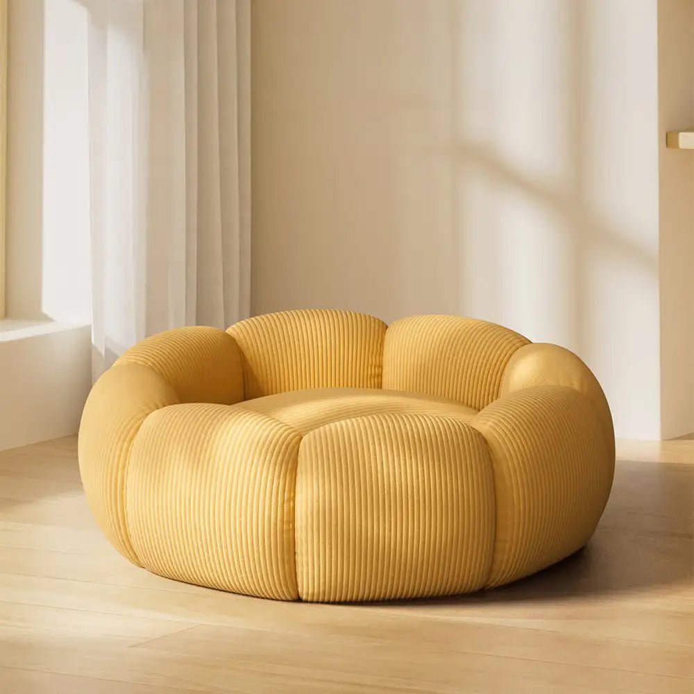 Pawtique PetalNest™ Round Corduroy Pet Bed - Pawtique