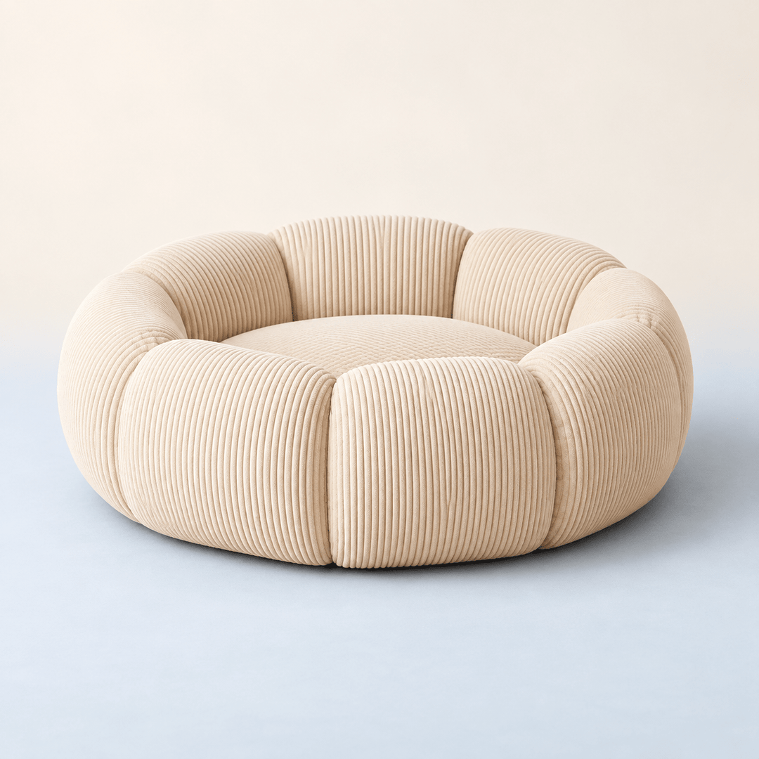 Pawtique PetalNest™ Round Corduroy Pet Bed - Pawtique
