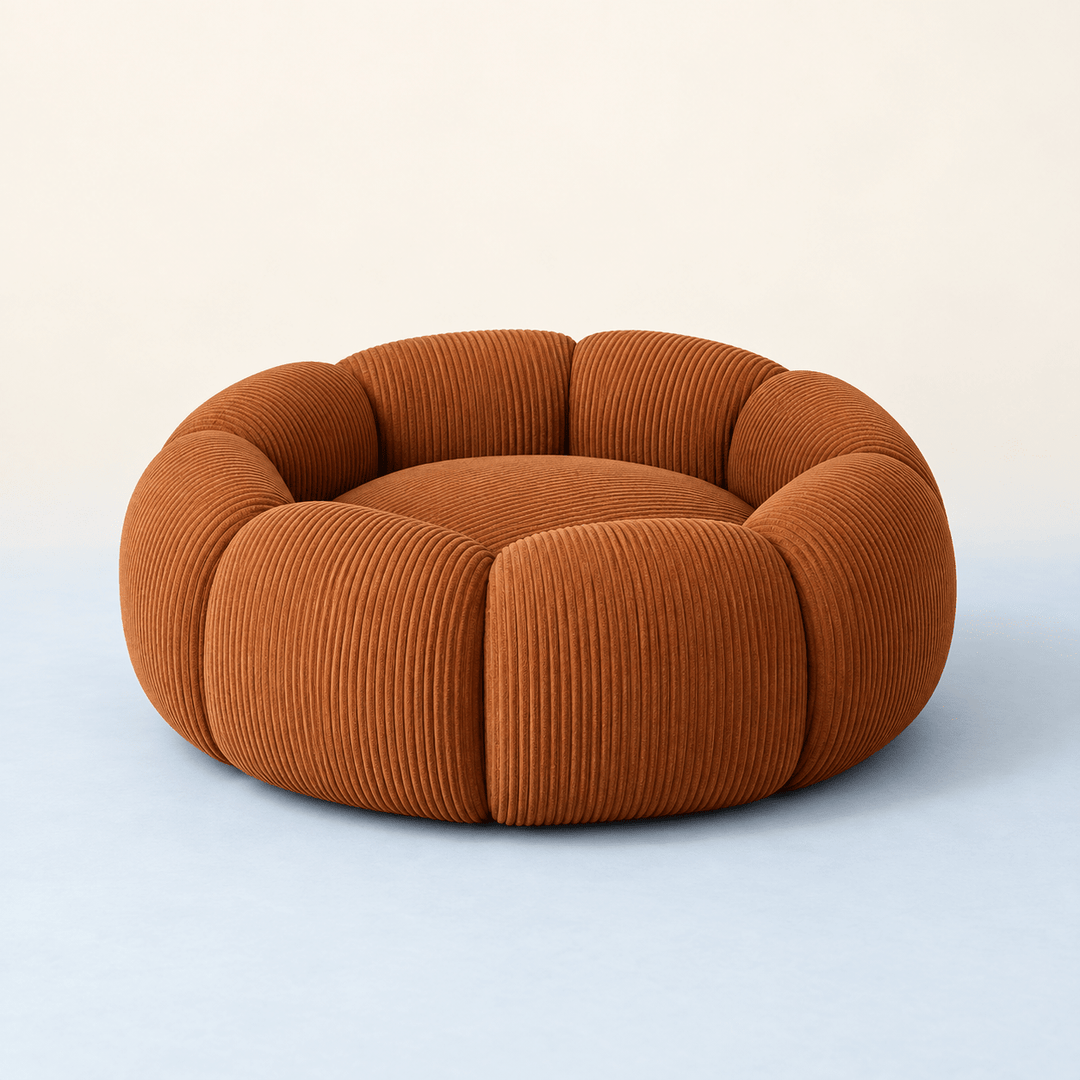 Pawtique PetalNest™ Round Corduroy Pet Bed - Pawtique