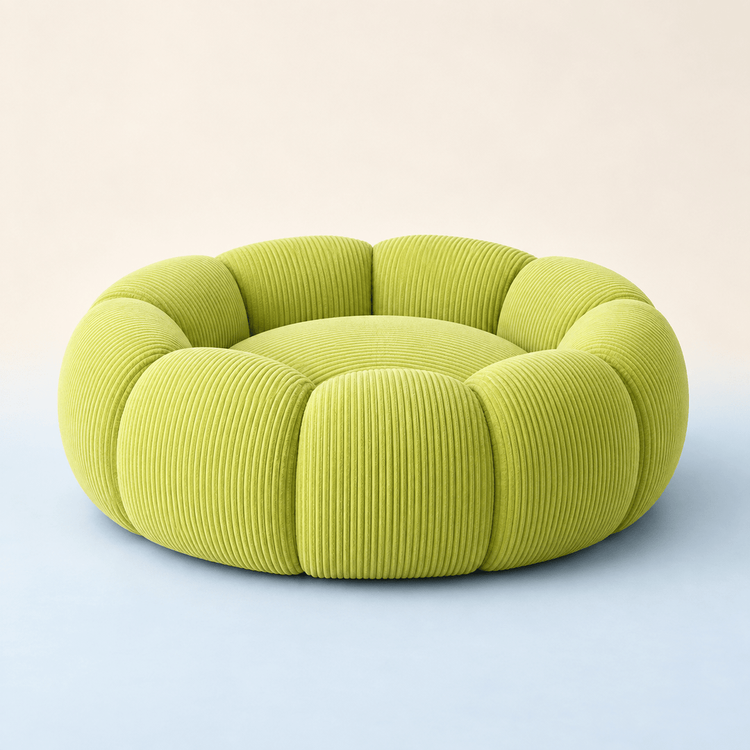 Pawtique PetalNest™ Round Corduroy Pet Bed - Pawtique