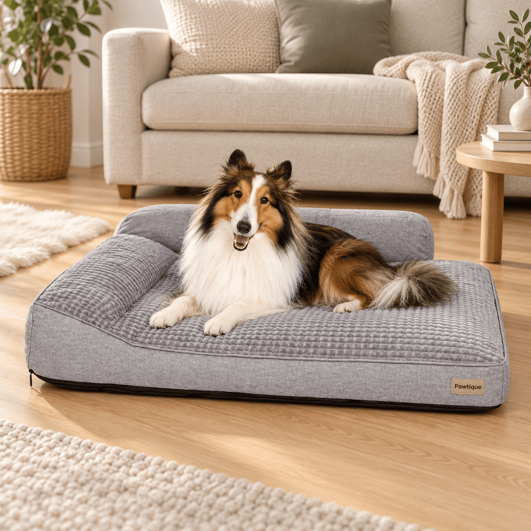 Pawtique PillowLounge™ Washable Bolster Pet Bed - Pawtique