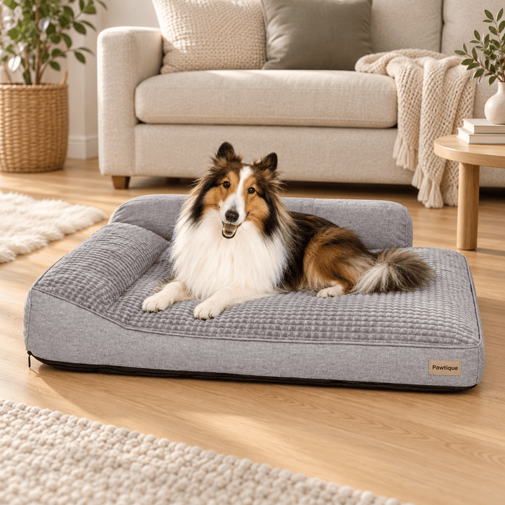 Pawtique PillowLounge™ Washable Bolster Pet Bed - Pawtique