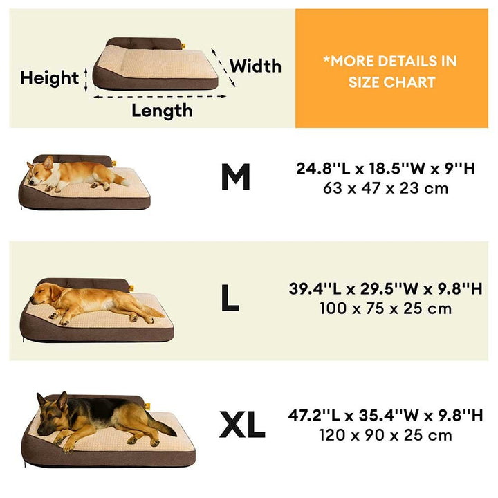 Pawtique PillowLounge™ Washable Bolster Pet Bed - Pawtique