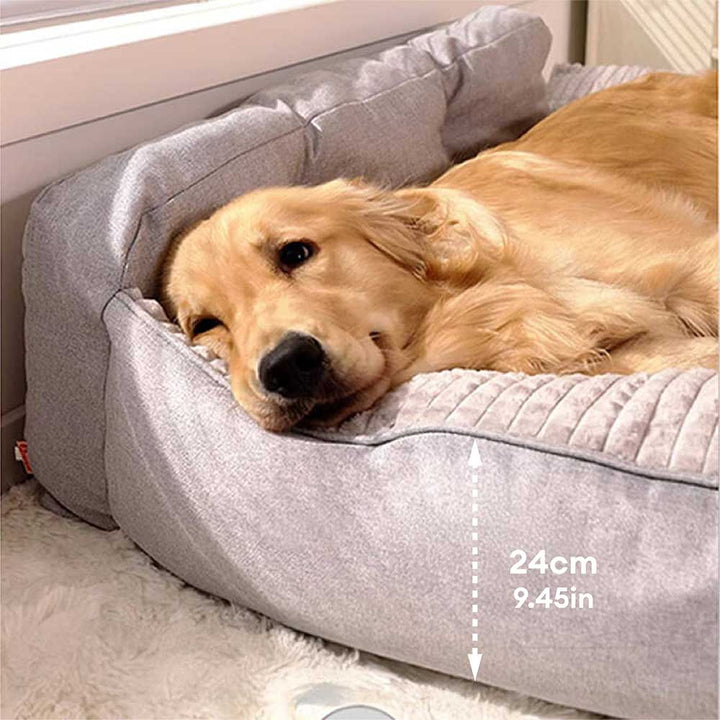 Pawtique PillowLounge™ Washable Bolster Pet Bed - Pawtique