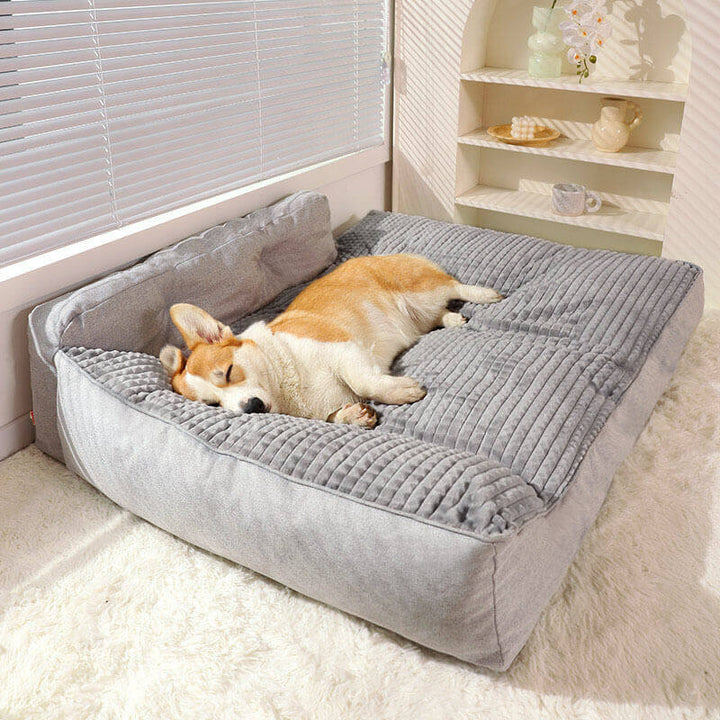 Pawtique PillowLounge™ Washable Bolster Pet Bed - Pawtique