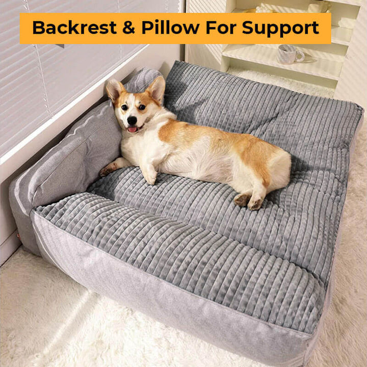 Pawtique PillowLounge™ Washable Bolster Pet Bed - Pawtique