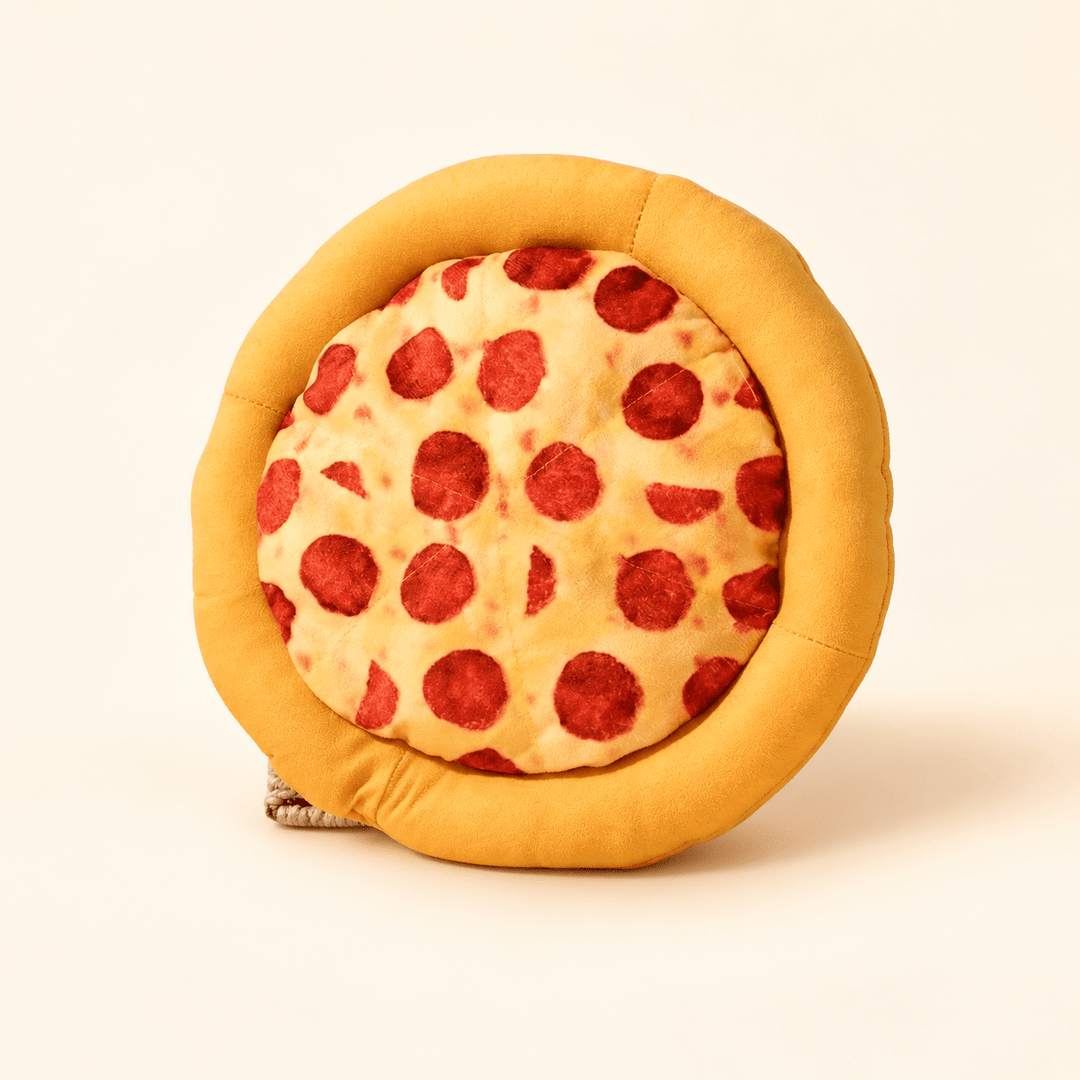 Pawtique PizzaPup™ Plush Squeaky Dog Toy - Pawtique