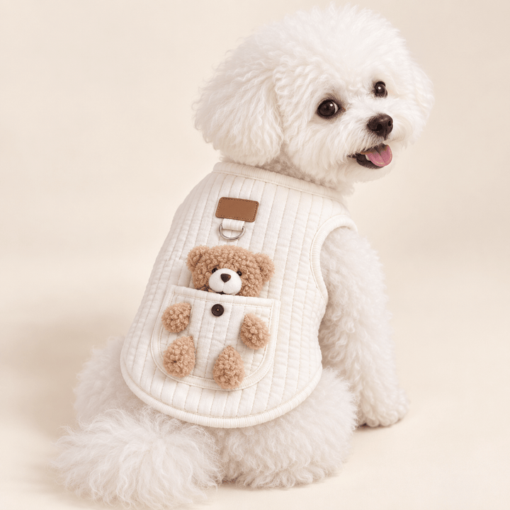 Pawtique PocketBear™ Quilted Dog Harness Vest - Pawtique
