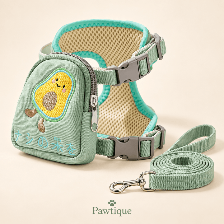 Pawtique PocketPals™ Mesh Cat Harness &amp; Leash Set - Pawtique