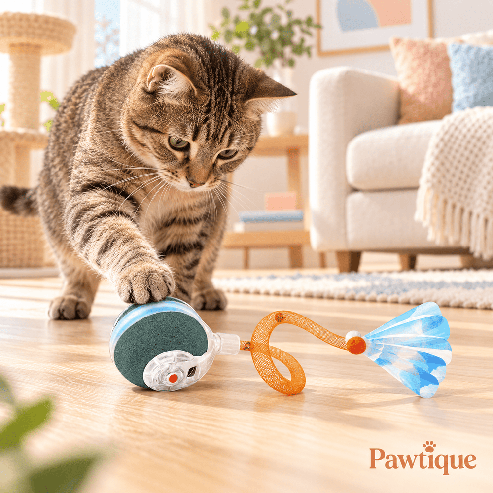 Pawtique PounceOrb™ Motion-Activated Cat Ball Toy - Pawtique