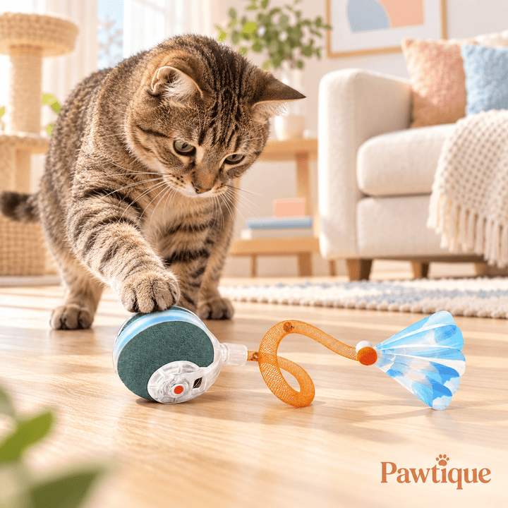 Pawtique PounceOrb™ Motion-Activated Cat Ball Toy - Pawtique
