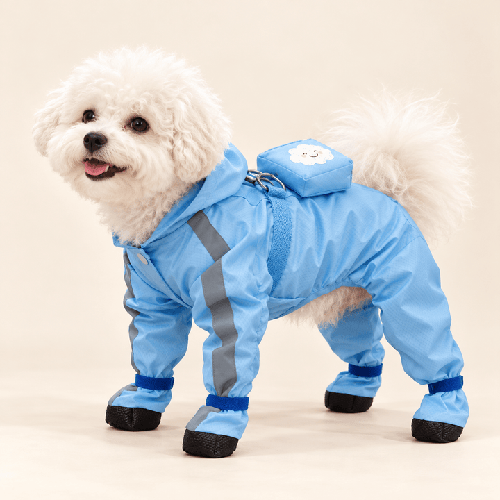 Pawtique Puddle-Pro Four-Leg Dog Rain Suit - Pawtique