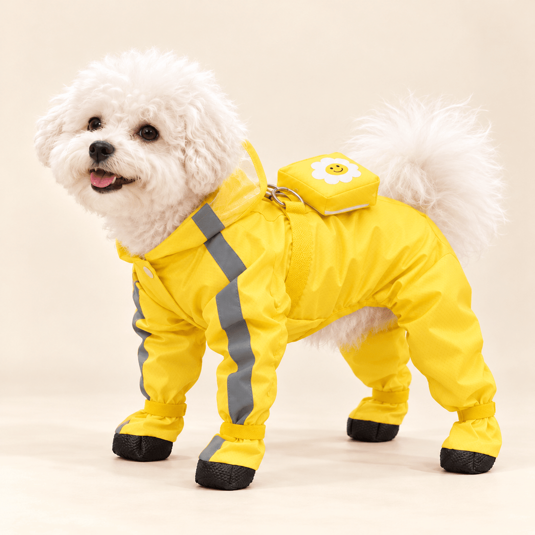 Pawtique Puddle-Pro Four-Leg Dog Rain Suit - Pawtique