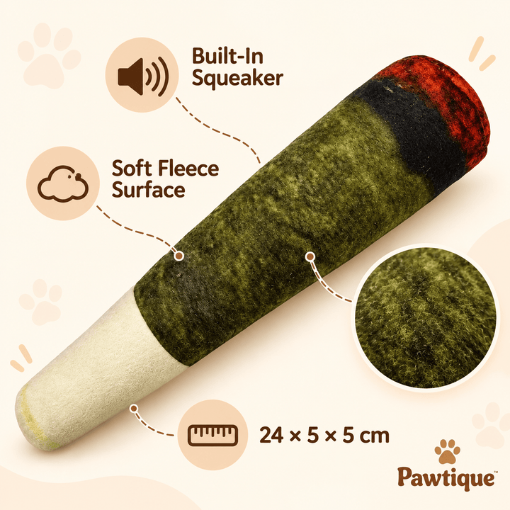 Pawtique PuffPlay™ Plush Squeaky Dog Toy - Pawtique