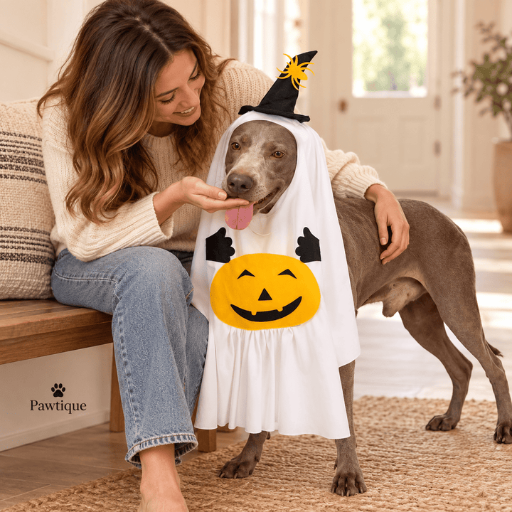 Pawtique Pumpkin Ghost Pet Costume - Pawtique