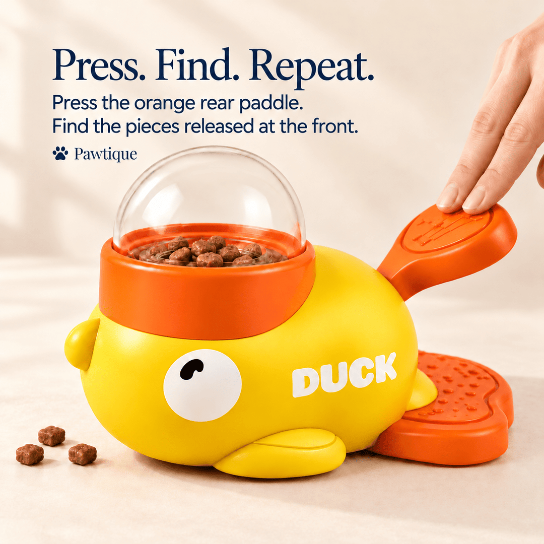 Pawtique Quack &amp; Snack™ Puzzle Treat Dispenser - Pawtique