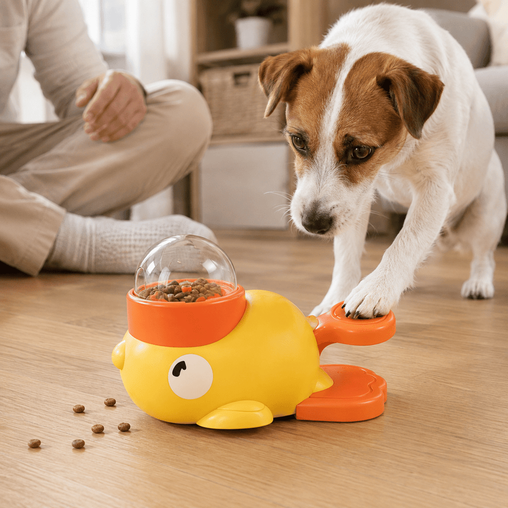 Pawtique Quack & Snack™ Puzzle Treat Dispenser - Pawtique