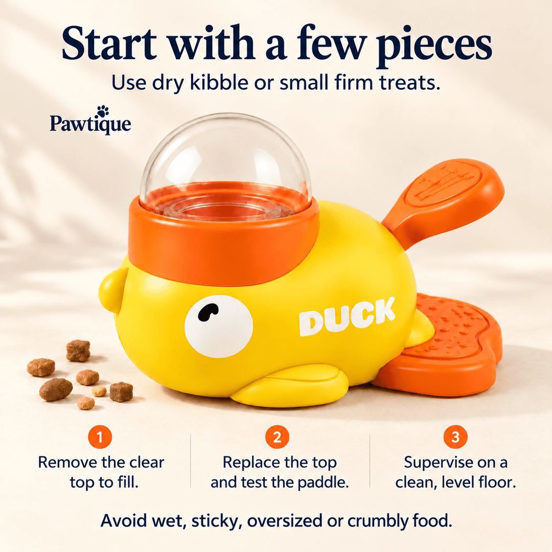 Pawtique Quack &amp; Snack™ Puzzle Treat Dispenser - Pawtique