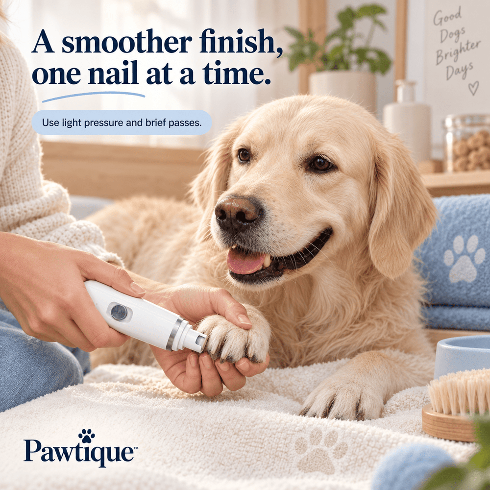 Pawtique QuietGlide™ Rechargeable Pet Nail Grinder - Pawtique
