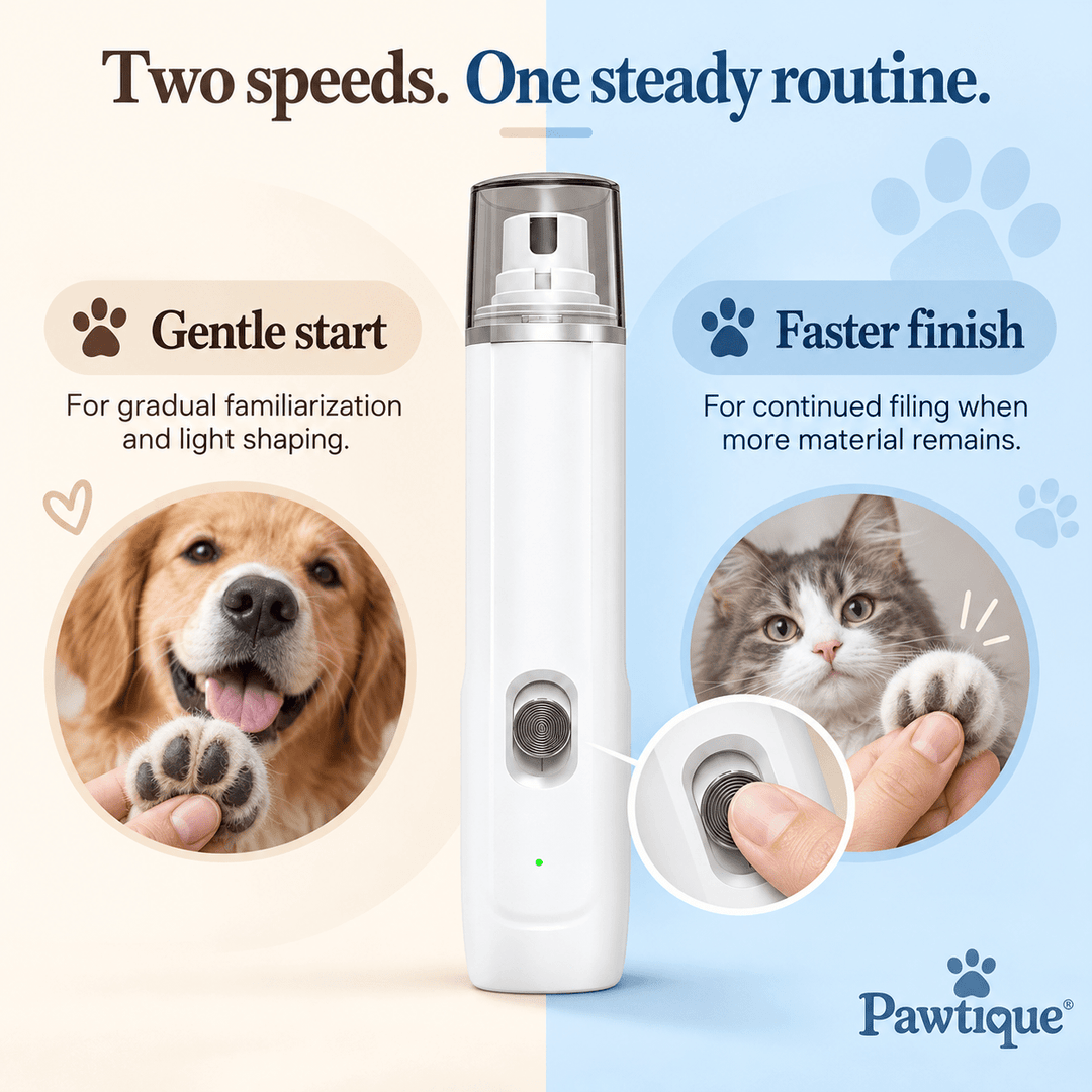 Pawtique QuietGlide™ Rechargeable Pet Nail Grinder - Pawtique