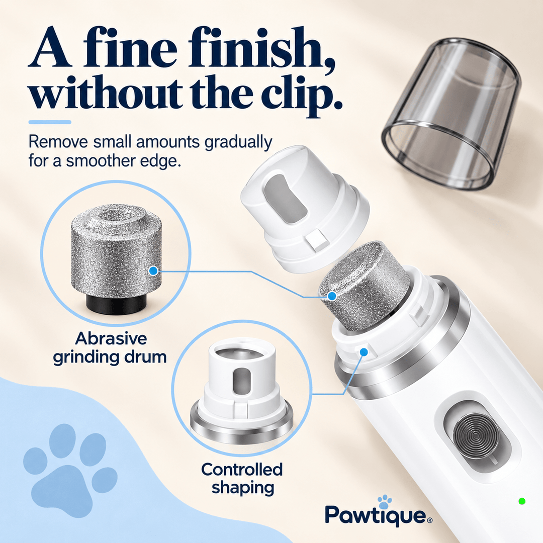 Pawtique QuietGlide™ Rechargeable Pet Nail Grinder - Pawtique