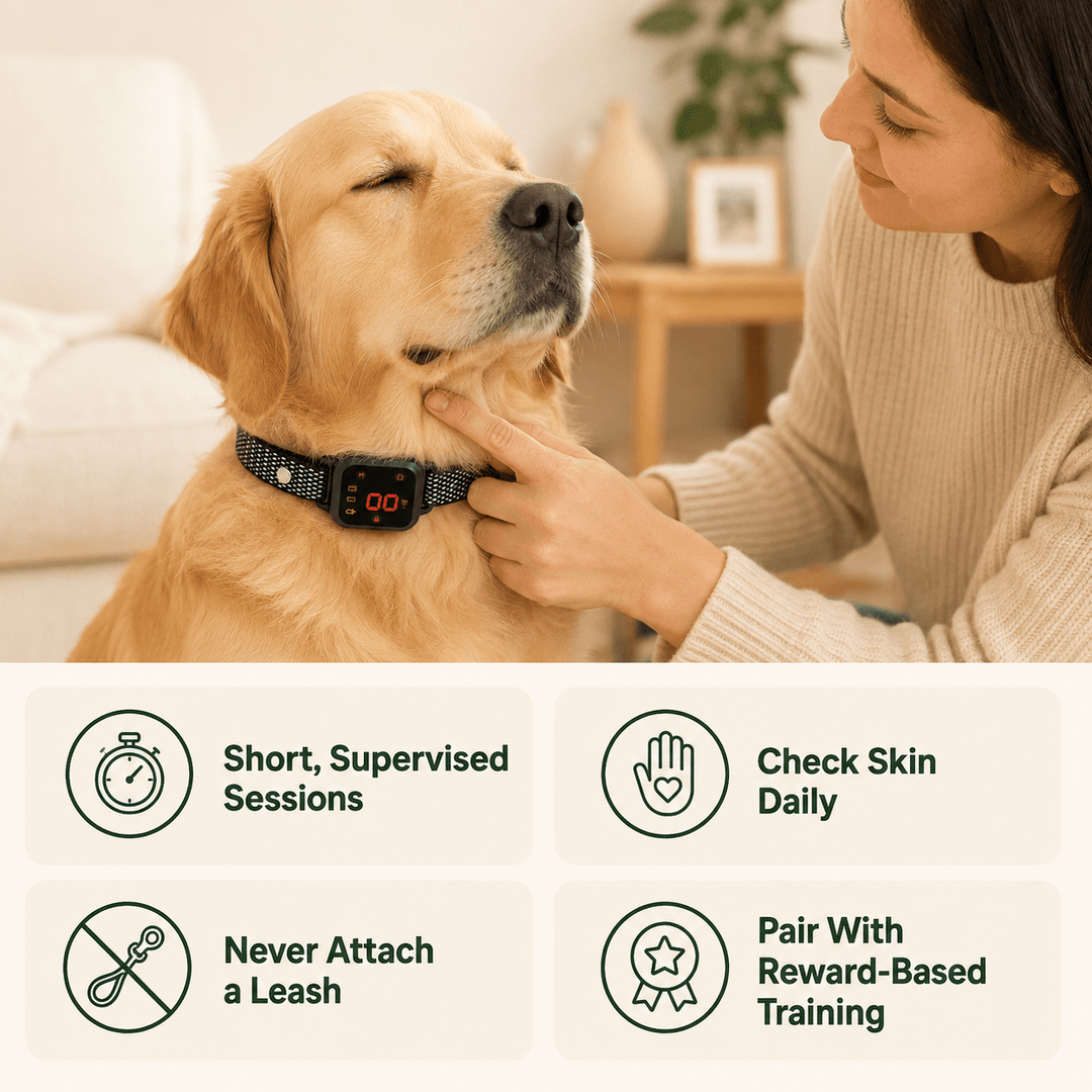 Pawtique QuietSignal™ No-Shock Bark Collar - Pawtique