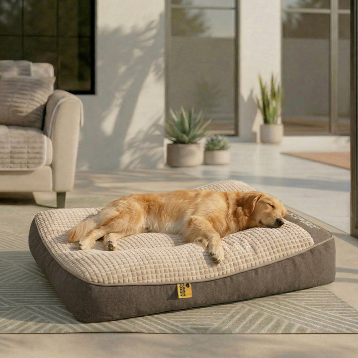 Pawtique RestNest™ Thick Bolster Dog Bed - Pawtique