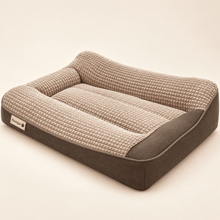 Pawtique RestNest™ Thick Bolster Dog Bed - Pawtique