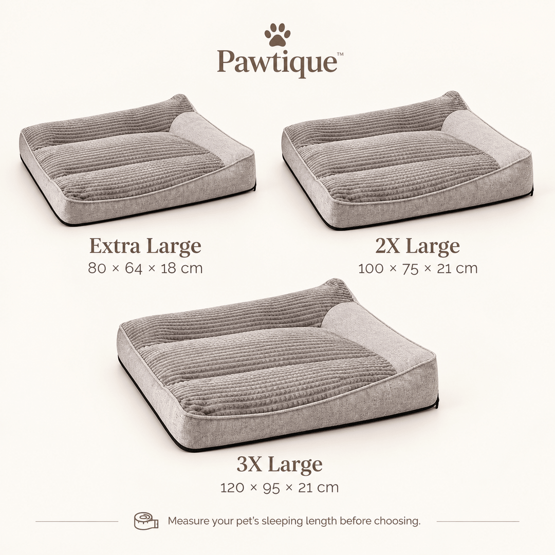 Pawtique RestNest™ Thick Bolster Dog Bed - Pawtique