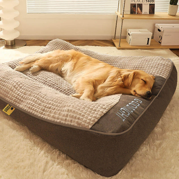 Pawtique RestNest™ Thick Bolster Dog Bed - Pawtique