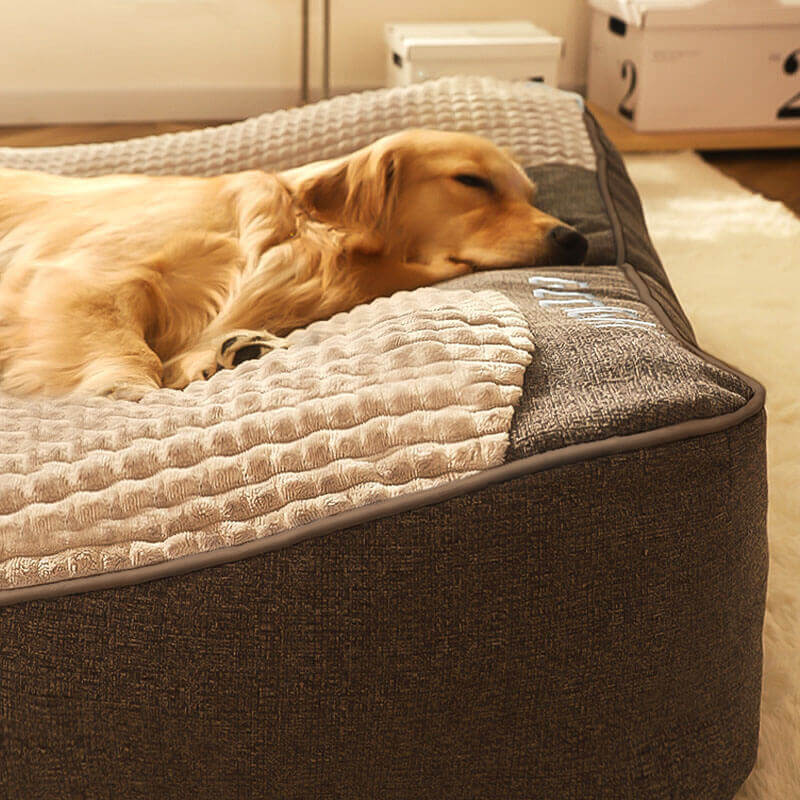 Pawtique RestNest™ Thick Bolster Dog Bed - Pawtique