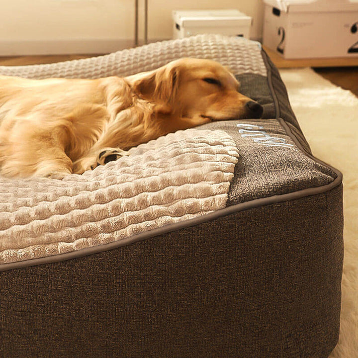 Pawtique RestNest™ Thick Bolster Dog Bed - Pawtique