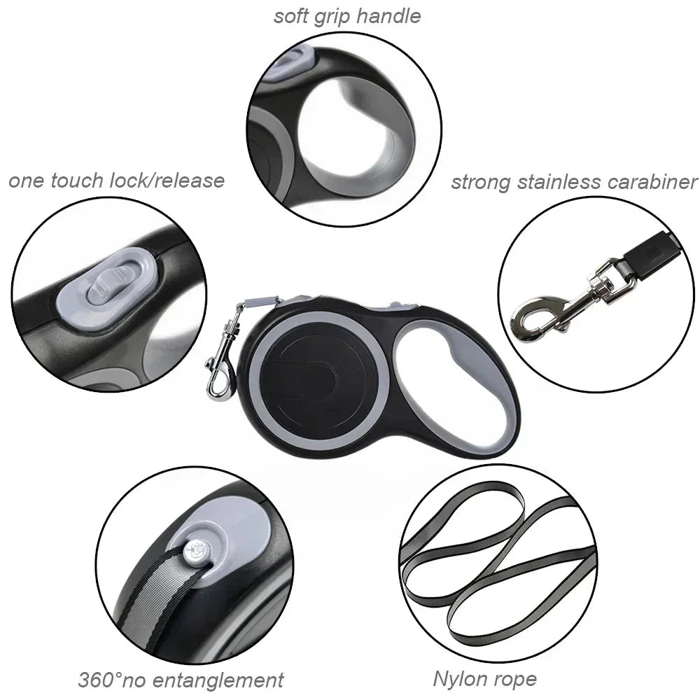 Pawtique Retractable Dog Leash - Pawtique